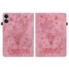 For Xiaomi Redmi Pad Pro/Redmi Pad Pro 5G/Poco Pad Case Rose Flower Leather Protective Cover with Card Holder