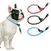 Coleira P de Corrente para Cão para Passeio de Cão Ajustável Coleira P de Corda para Cães Coleiras para Animais de Estimação Arnês de Nylon para Cães Corda de Treino para Cachorros Suprimentos para Animais de Estimação
