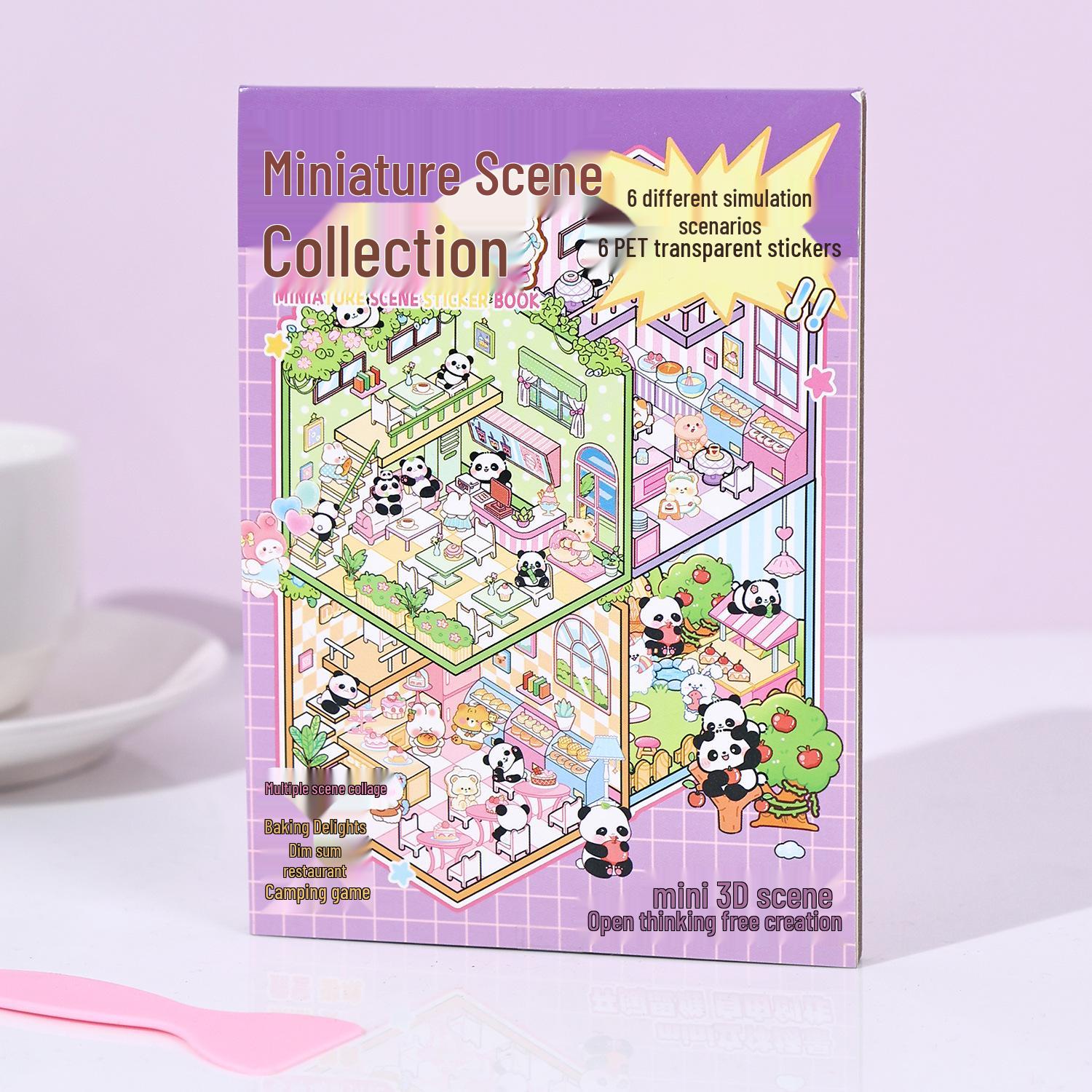 

Книга миниатюрных сцен: Сделай сам 3D наклейки «Коттедж» для детей - Образовательные и ручной работы