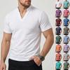 Herren Einfarbige Kurzarmtops Herren Lässige Mode Kurzarmtops