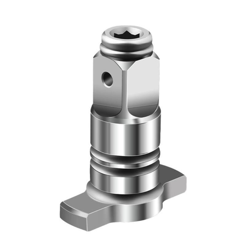 Elektrischer Schraubenschlüssel Adapter Zufuhr Steckschlüssel Bohrer T-förmiger Steckschlüssel Vierkantwelle Doppelfunktionale Vierkantwelle