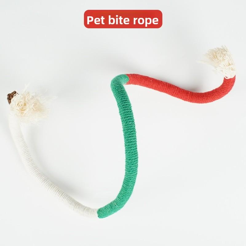 Toy Chew Rope Self Entertaining Teeth inding Play Sti Pet Supplies Biting Rope Toy for Kittens Interactive Toys for s
