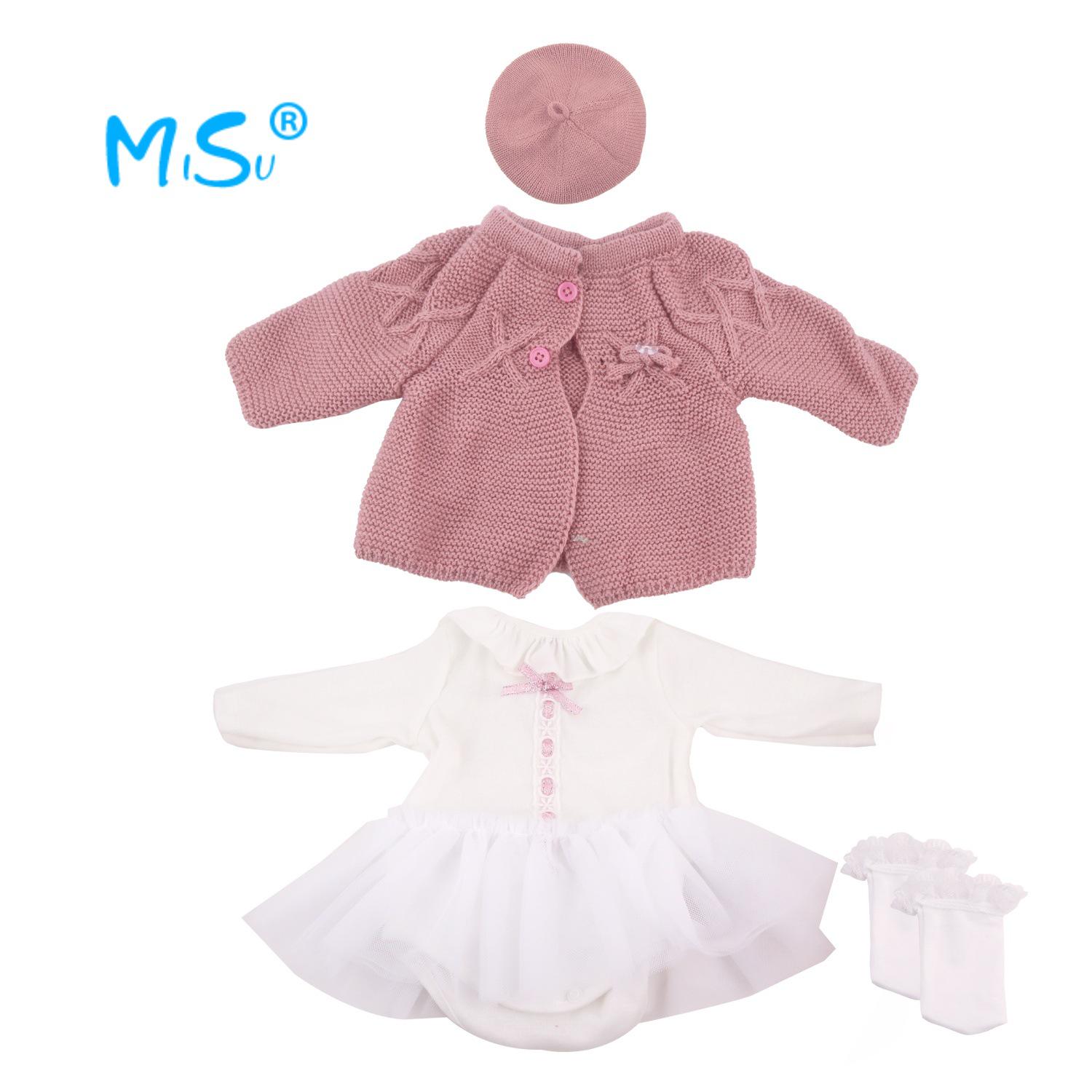 

55 см Красивая кукла-симуляция в наряде со шляпой и свитером для детей