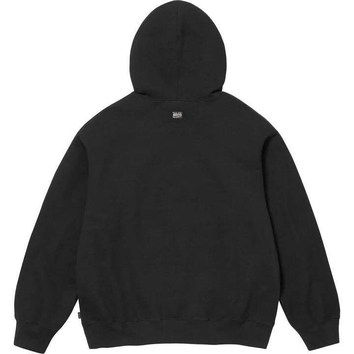 Supreme B.B.. Felpa con cappuccio Simon con zip Nera