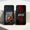 M-Motivate Yourself To Never Give Up Phone Case For Samsung S26,S25,24,23,22,30,21,10,9,Ultra,Plus,Lite,FE Soft Black Case