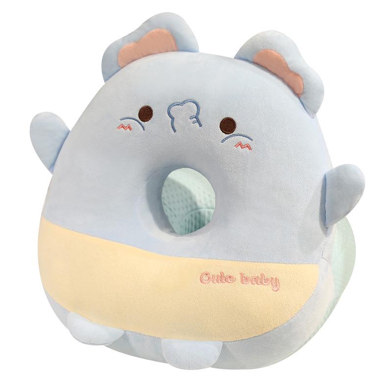 

Мультяшная подушка для сна из ледяного шелка в виде животного, подушка для ланча для ученика начальной школы, артефакт для сна на рабочем месте в офисе для девушки Elephant