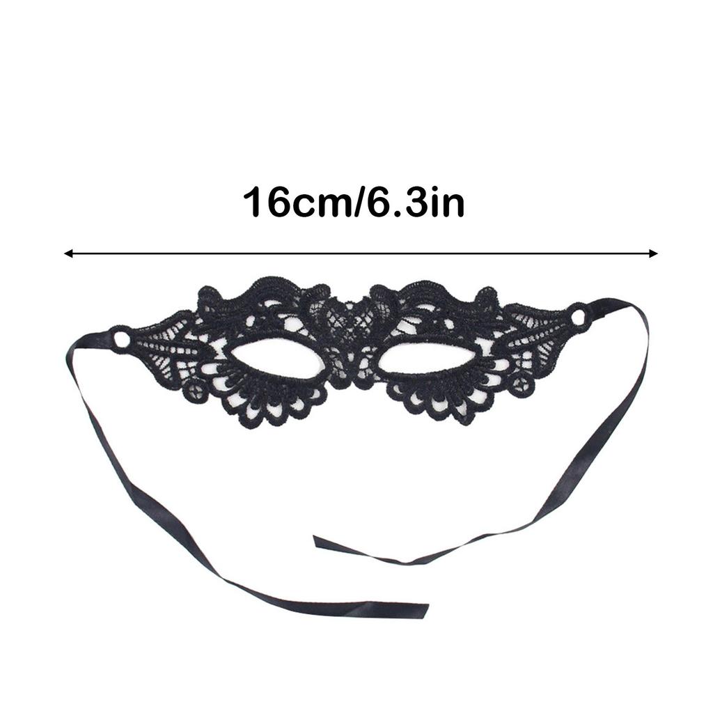 Maschera di pizzo regina nera Ricamo Appliques Maschera di carnevale per feste Accessori donna Maschera da sposa Maschera di travestimento di Halloween