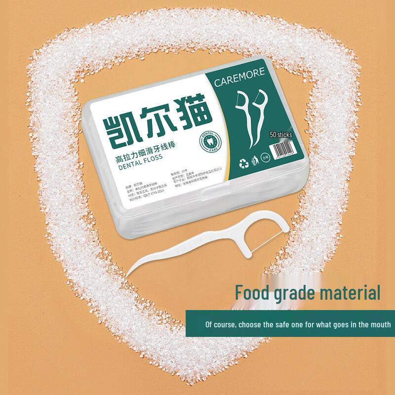 Kai'er Mao 2025 Dental Floss Picks - 50 Boxes Bulk Set