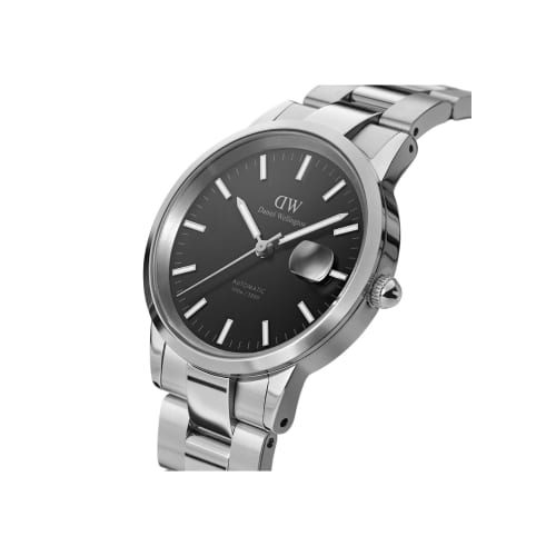 [Official Shop/2-Year Warranty/Official Import] Daniel Wellington DW Men's Iconic Link Automatic 40mm Watch, Stylish and Popular for Business, Self-Wi