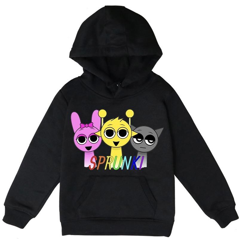 Fashion Men's Hoodie Game Sprunki 3D Print Hoodies Spring And Autumn Casual Boy Sweatshirt Women's Oversized Top Clothing