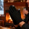 3-4Pcs Winter Hat Gloves Socks Set Windproof Anti-Slip Stretchy Unisex for Outdoor Sports and Daily Use