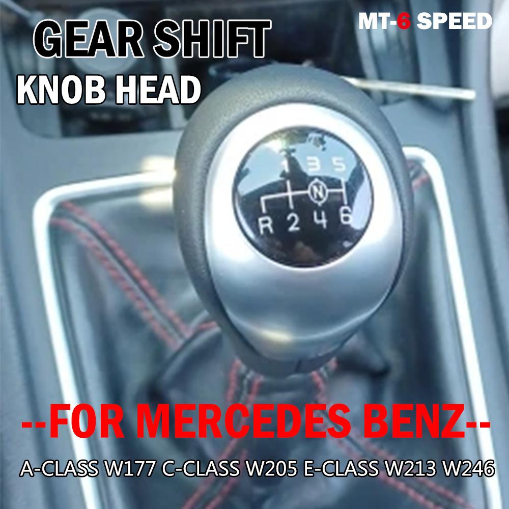 Gear Shift Knob Lever Change Gearbox Shifter for Mercedes Benz A W176 B W246 2012-2018