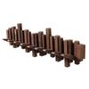 Creative Wooden Wall-Mounted Piano Key Coat Rack with Entrance Hooks