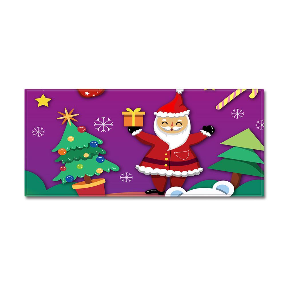 Christmas Kitchen Sand Carpet Doormat Long Floor Mat