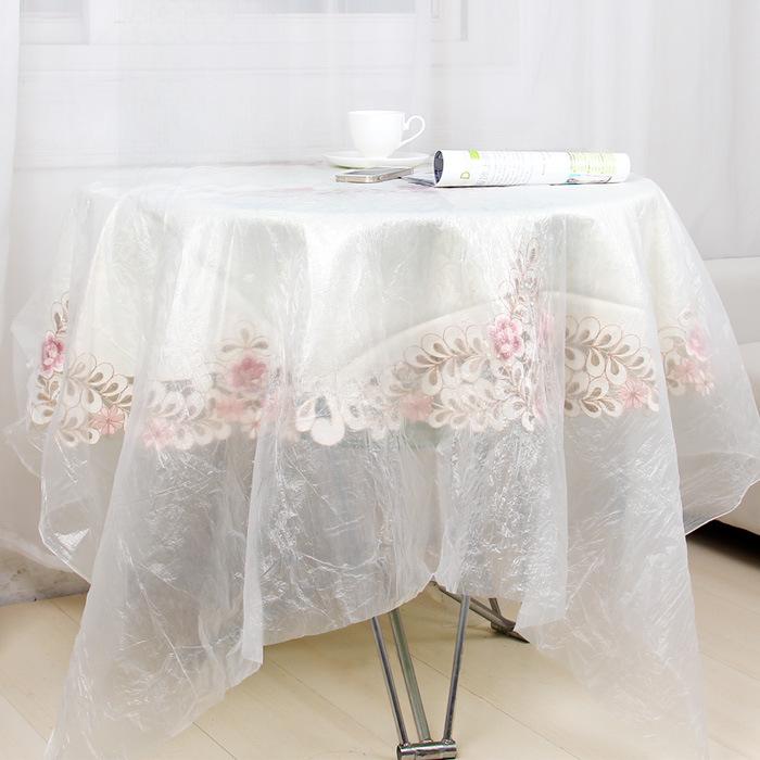 "Vodotěsný jednorázový ubrus z imitace hedvábí pro svatby a bankety"