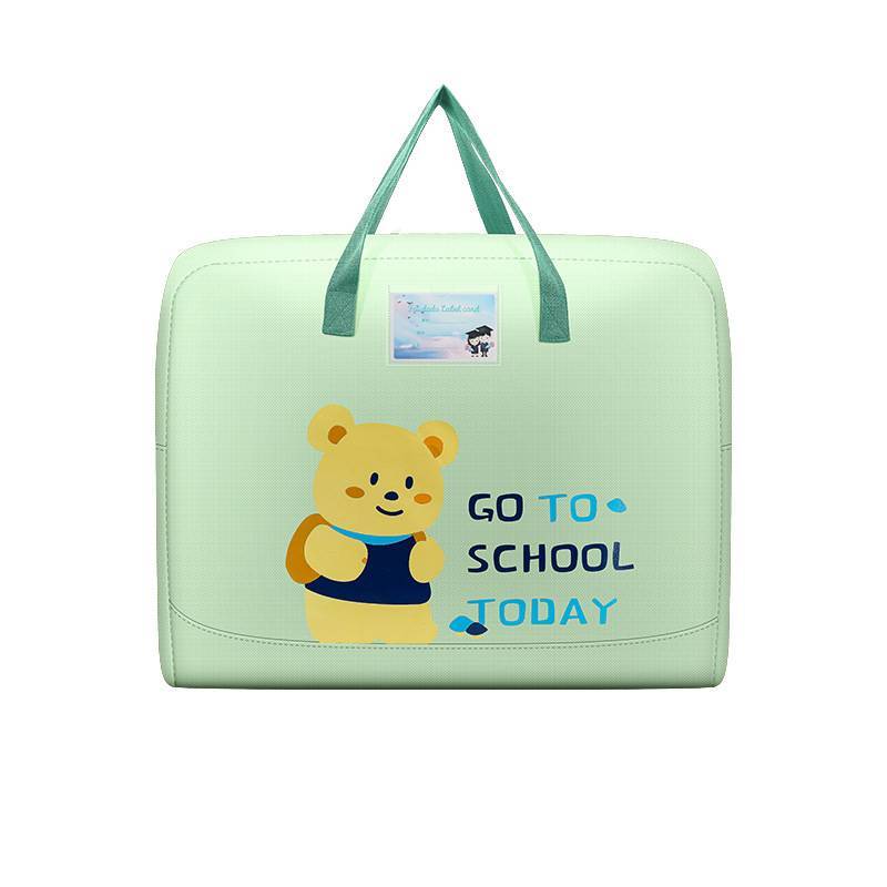 Kids Cartoon Cute Storage Bag For Bed Comforters With Oxford Fabric For Bedroom Organization