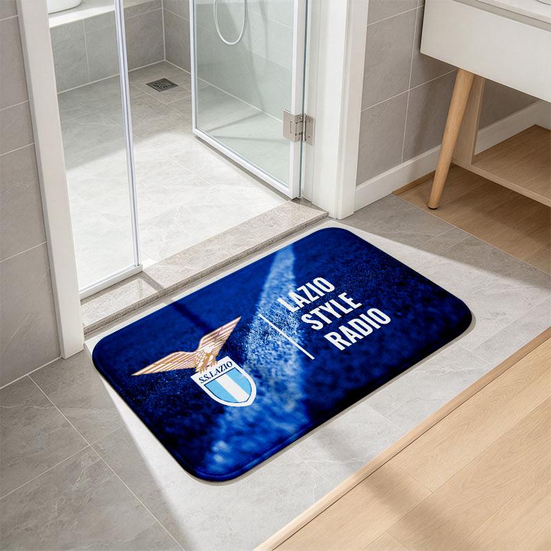 Lazio Print Flannel Kitchen Mat Christmas Soft Area Rug Non Slip Floor Carpet Home Decoration