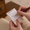 2025-2026 MUJI-Style Retro Mini INS Lunar Desktop Calendar Ornament