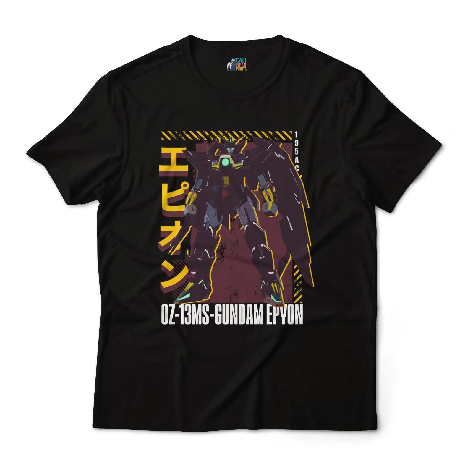 Gundam Epyon OZ-13MS Mobile Suit Tee Gundam Wing Anime Graphic Art T-Shirt 2XL