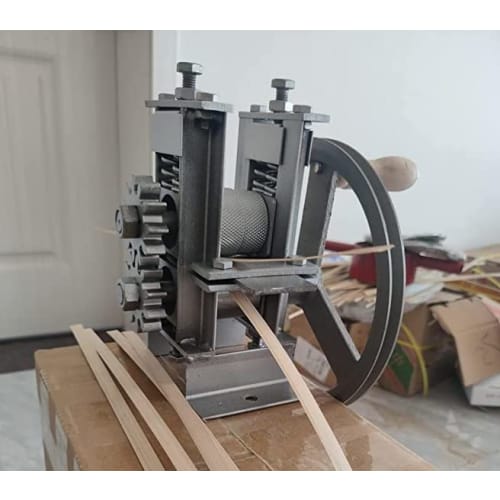 [2025 New Standard Compliant] Bamboo Splitter, Bamboo Craft Tools, Bamboo Splitter, Bamboo Crafts, Hand-Cranked Bamboo Shredder, Manual Bamboo Strip S