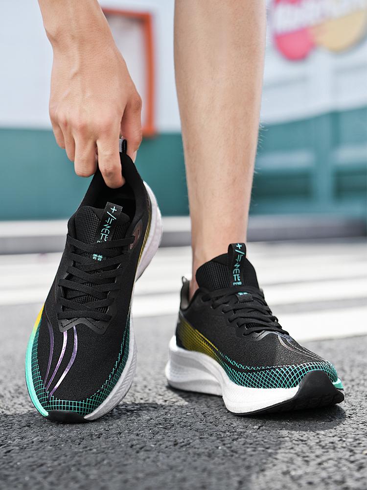 Four Seasons Men's Shoes 2026 New Breathable Mesh Thick Soled Sports Shoes for Youth Versatile Casual Running Shoes