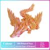 Tirannosauro Rex Stampato 3D Modello di Dinosauro Realistico Articolato Completamente Mobile Regalo di Compleanno Animali Realistici Decorazione da Scrivania