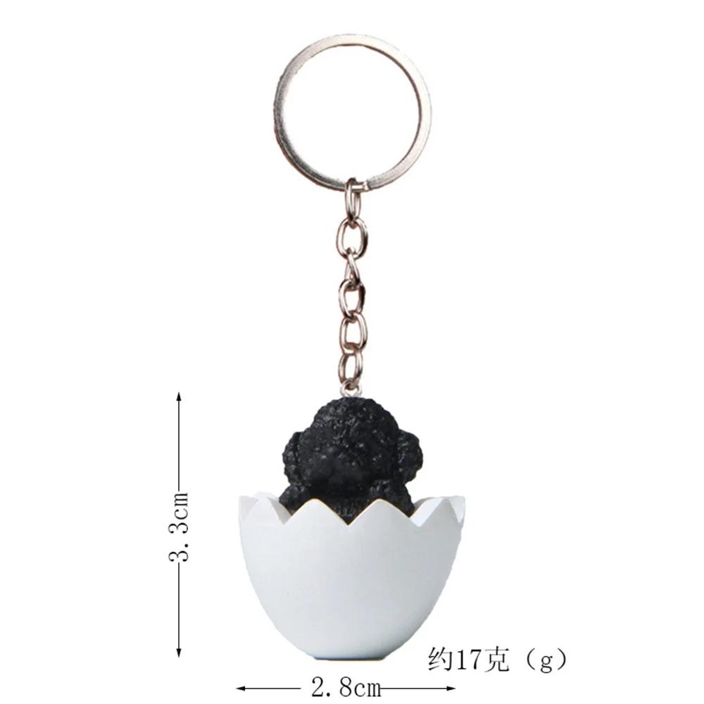 Fashion Alloy French Bulldog Pug Dog Keychain Cute Pet Dog Keyring Bag Handbag Charm Accessories For Women Animal Lovers Gifts