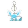 Kawaii Eevee Vaporeon Flareon Q Version Anime Characters Acrylic Keychain Umbreon Cartoon Ornaments Backpack Charm Accessories