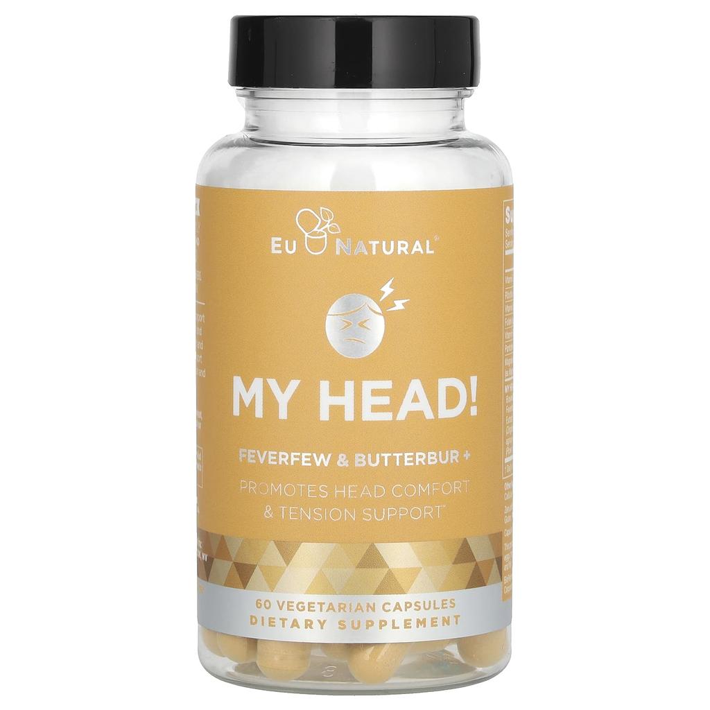 My Head, Feverfew & Marwee, Veggie Capsules 60