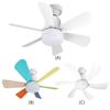 Ceiling Fan with Light and Remote Small Ceiling Fan with Lights Remote Control for Kitchen Bedroom Basement Dining Living Room