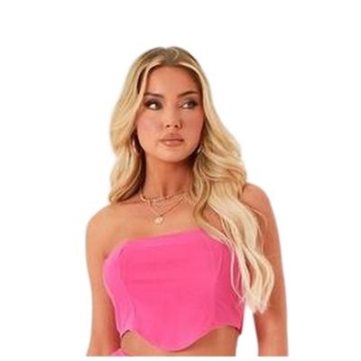 Missy Empire Womens/Ladies Plain Corset Top