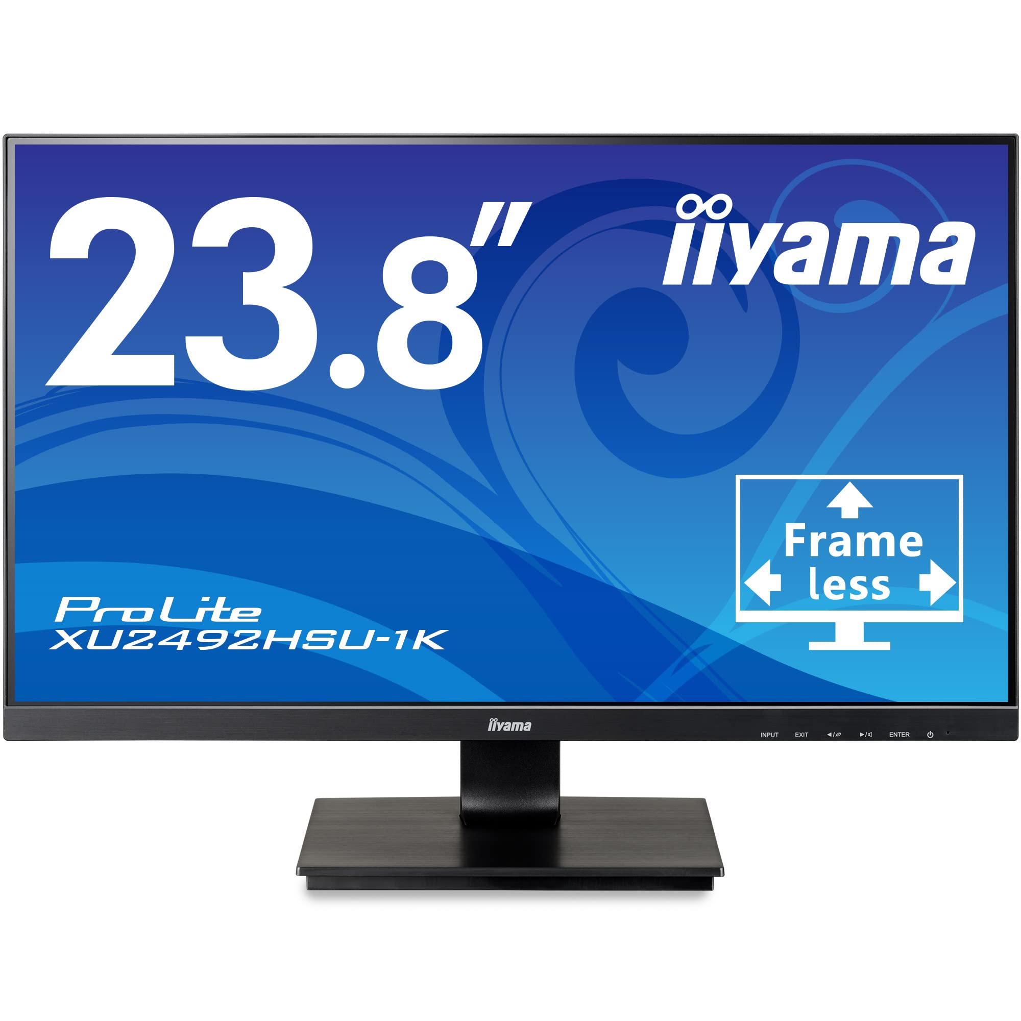 Mouse computador iiyama monitor display polegadas Full HD IPS método Ajuste de ângulo HDMI DisplayPort x 2 Todos os cabos incluídos Garantia de 3 anos Doméstico
