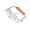 Kitchen Multi Purpose Stainless Steel Handle Potato Fries Cutting Slicing Wavy Knife