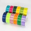 DIY Gift Wrapping Double Sided Satin Ribbon Handmade Bows Cake Packaging Bouquet Ribbons Bridal Bouquets Colorful Silk Ribbons