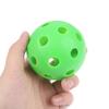 Bola de taco de floorball de 72 mm, bola de beisebol macia de plástico de pvc, bola de prática esportiva