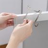 S-shaped 304 Stainless Steel Cabinet Door Multi-purpose Hook Towel Hanger Hat Holders Clothing Storage Racks Kitchen Bathroom