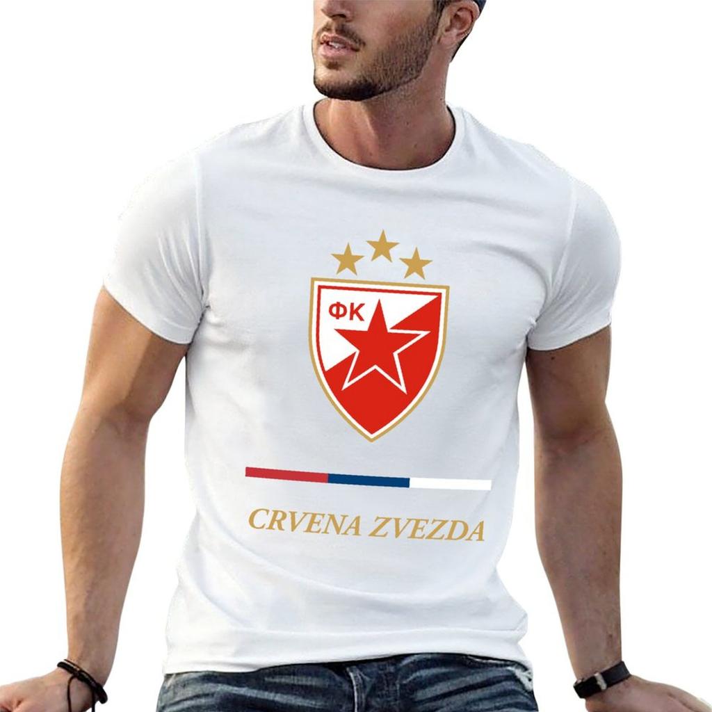 Crvena Zvezda Fk Maglietta Unisex Magliette Unisex Per Unisex Pacco Magliette in Cotone Magliette Cotone 100% Maglietta