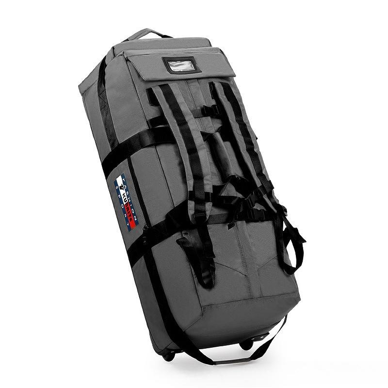 Borsa da Viaggio Super Capiente 85/95cm con Ruote, Traspirante, Impermeabile, Tessuto Oxford, Borsa da Bagaglio, Può Contenere Piumino, Portatile per il Tempo Libero, Pieghevole, Borsa da Campeggio