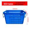 Heavy-Duty Stackable Plastic Storage Baskets
