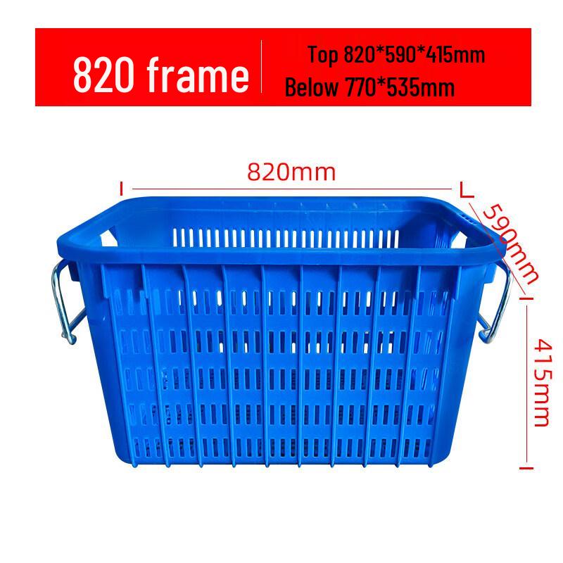 Heavy-Duty Stackable Plastic Storage Baskets