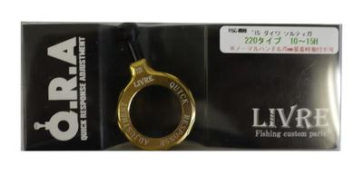 LIVRE Reel 220 Type X 8161 Q.R.A (Gold Black).