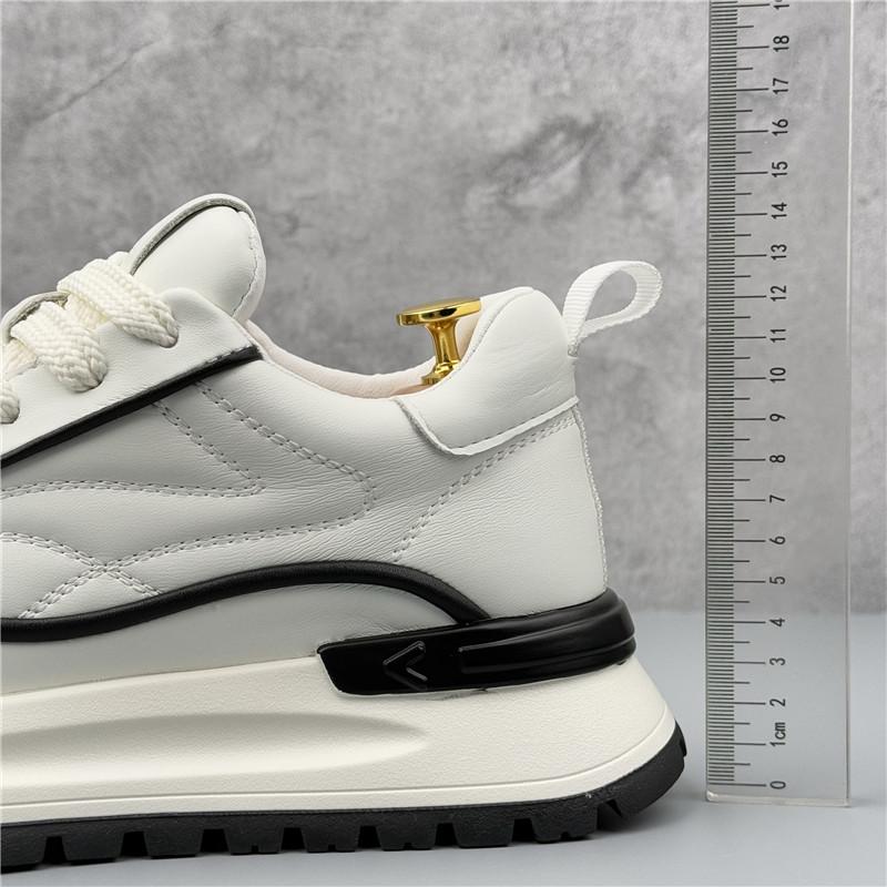 Fashion New Fashion Designer Men's Lace Up Thick Soled All Match Platform Causal Shoes Flats Male Sports Walking Sneakers Zapatos Hombre