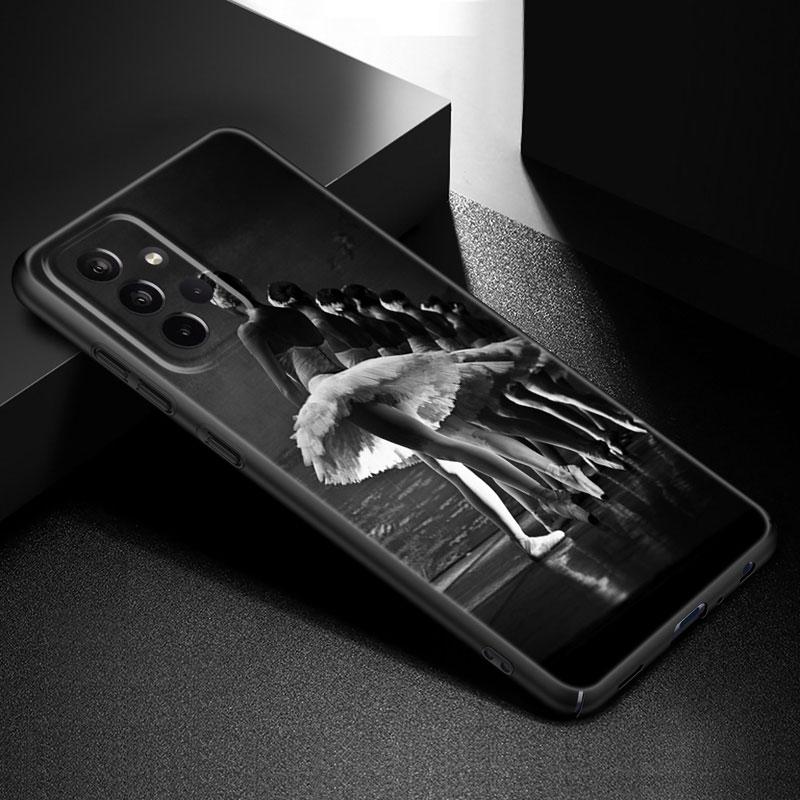 Ballet Dancer Phone Case For Samsung Galaxy A21 A30 A50 A52 S A13 A22 A32 A33 A53 A73 5G A11 A12 A31 A51 A70 A71 A72 Black Cover