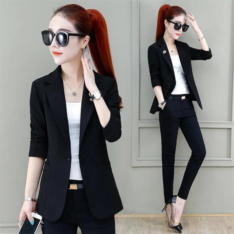 Spring 2023 Women's Trendy Thin Blazer Jacket - Stylish Formal Top