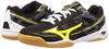 Mizuno Wave Kaiserburg 6 Table Tennis Shoes, Black/Yellow/White, Size 28.5 cm, 3E