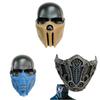 Mortal Kombat Scorpion Latex Half Face Mask For Halloween Costume And Cosplay