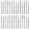 30pcs 3mm Shank Diamond Burs Set with Box for Dremel Electric Grinder Power Tool Accessories Abrasive Tools