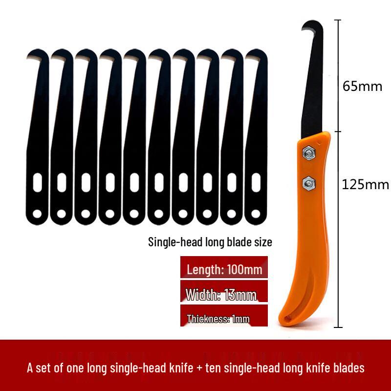 Nosher Textile Knotting & Cutting Knife Set Includes 10 Single Head Blades