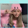 Süße Kirby Winter Warme Strickmütze Für Männer Und Frauen Rosa Farbe Liebenswerter Und Süßer Stil