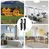 2Pieces Practical Telescopic Spring Door Stoppers With Soft Base for Securly Door Holding On Tile or Wood Floor